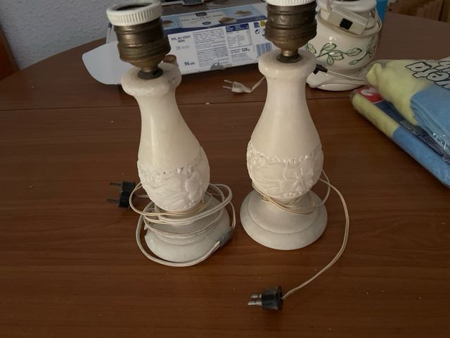 Lampade antiche in alabastro