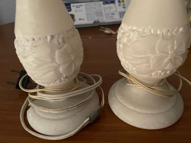 Lampade antiche in alabastro