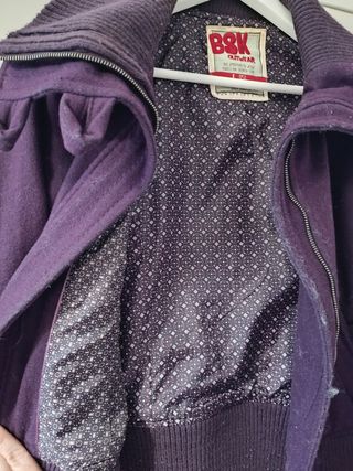 Chaquetón morado