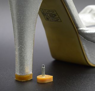 Zapatos de Fiesta Plateados de tacon alto talla 40