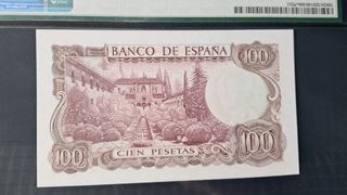 Billete 100 pesetas 1970 serie 9C