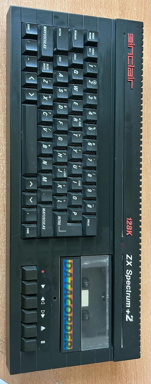 ZX Spectrum +2 con accesorios, joystick y juegos