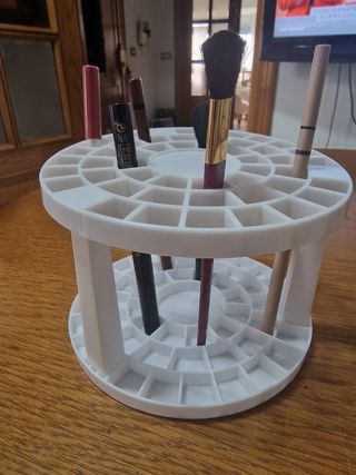 Organizador  maquillaje brochas
