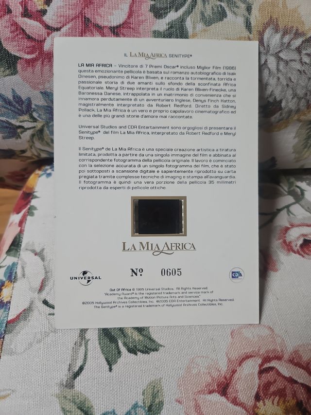 Film LA MIA AFRICA Limited Edition