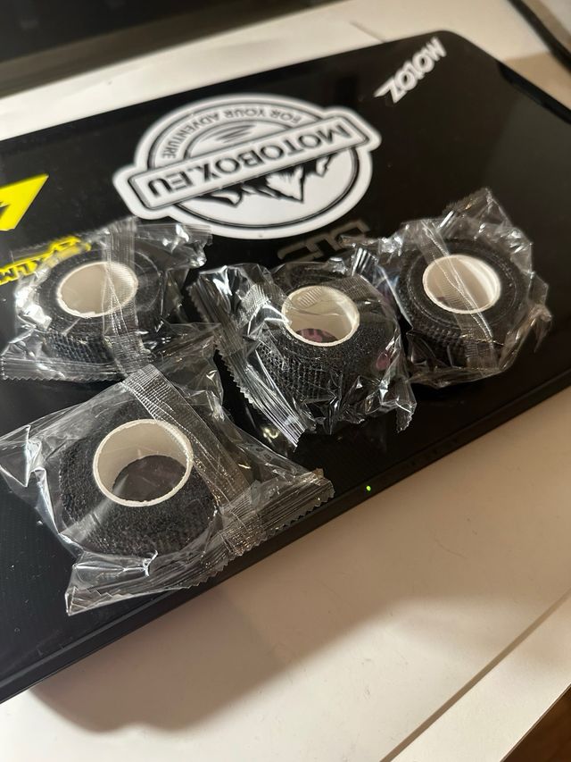 8 rollos venda cinta deportiva crossfit negro