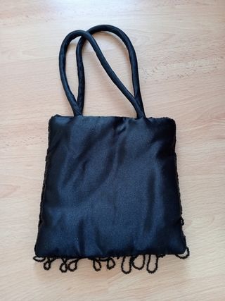 Bolso de mano negro de fiesta 
