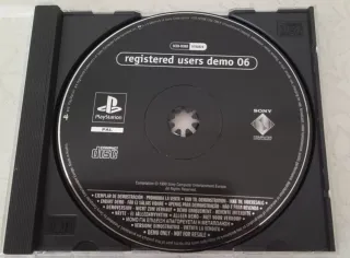 Videogioco Registered Users Demo 06 Playstation 1