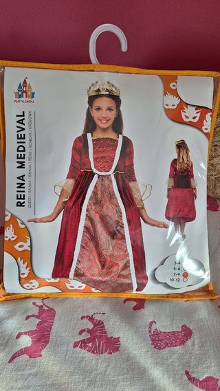 Vestido reina medieval