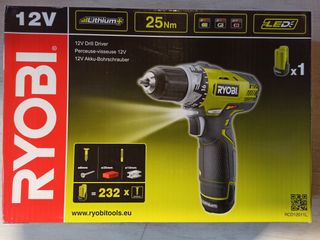 Taladro Atornillador 12V 1,3Ah + 1Bat Litio