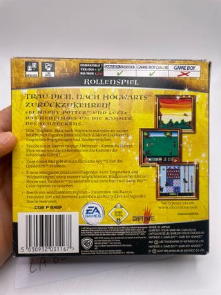 Box Only Harry Potter Nintendo Gameboy Color Noe