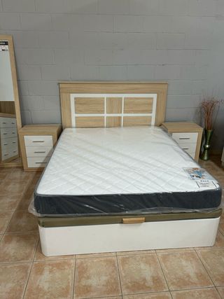 CANAPÉ ABATIBLE + COLCHON VISCO 135 Y 150 OFERTA
