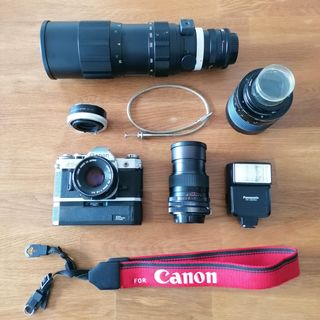 EQUIPO COMPLETO FOTO MANUAL CANON AT1