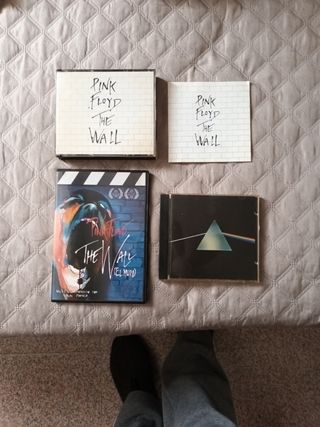 2 cds de PINK FLOYD y DVD THE WALL