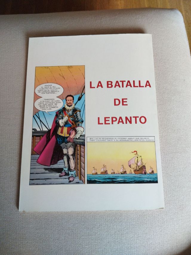 Cervantes la batalla de Lepanto comic