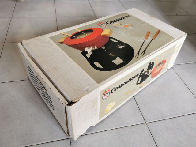 Servizio Fonduta nero ghisa COUSANCES LE CREUSET