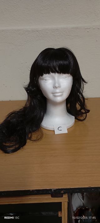Pelucas maniquis, a 5€ unidad.