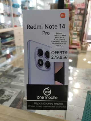 REDMI NOTE 14 PRO RAM  256GB ROM 8GB
