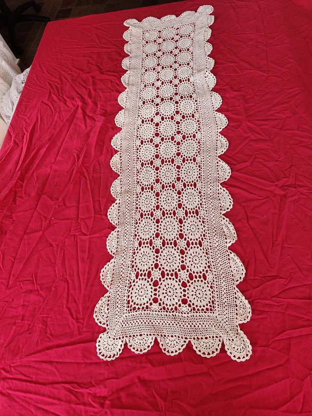 Mantel pañito ganchillo rectangular