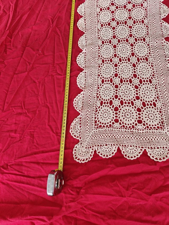 Mantel pañito ganchillo rectangular