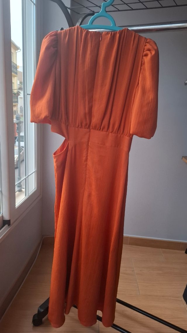 Vestido de fiesta naranja Lady Pipa