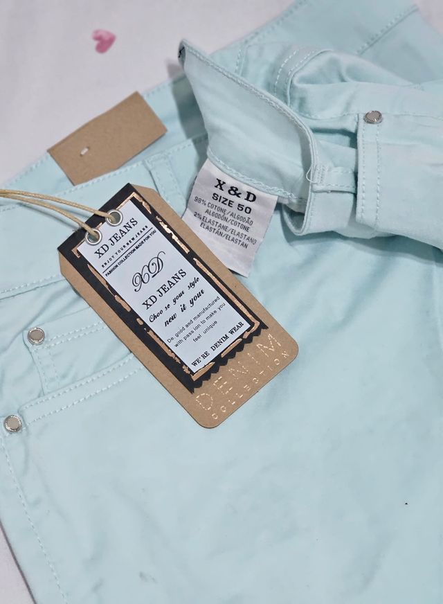 Falda vaquera elástica