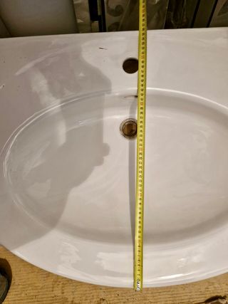 LAVABO ROCA CON PIE TAMAÑO XXL