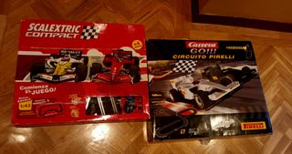 Scalextric Compact y Pirelli