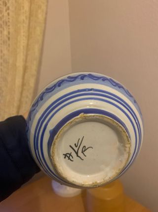 3 jarrones porcelana antiguos todos 5