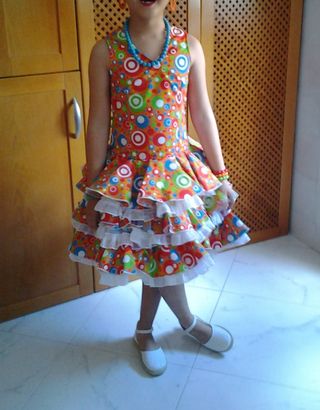 Traje flamenca niña 