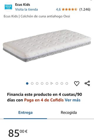 Cuna de viaje y colchon