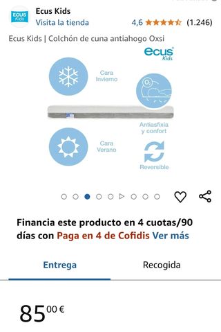 Cuna de viaje y colchon