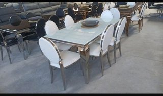 SUPER OFERTA MESA VANGUARDIA Y SEIS SILLAS