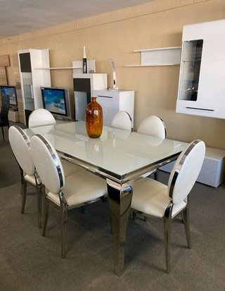 SUPER OFERTA MESA VANGUARDIA Y SEIS SILLAS