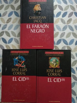 Últimos exitos de la novela histórica