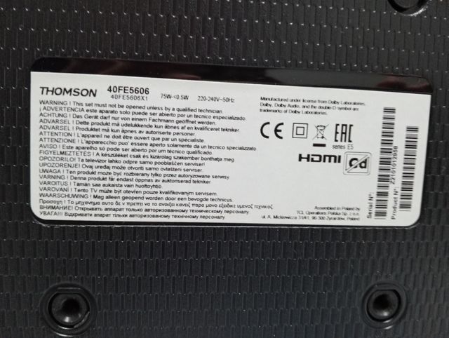 TV THOMSON 40'' ref.40FE5606