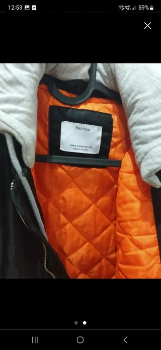 Bomber acolchada chico de Bershka T. M