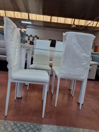 ✔✔Precioso conjunto de comedor +4 sillas✌✌
