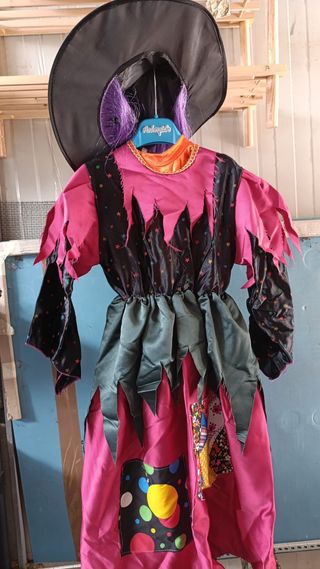 Vestito carnevale bimba strega 