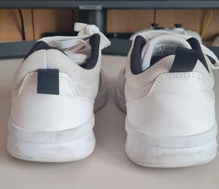 Scarpe da palestra Adidas 39, 5 bianche usate