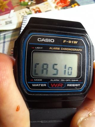 Casio F-91W módulo 593