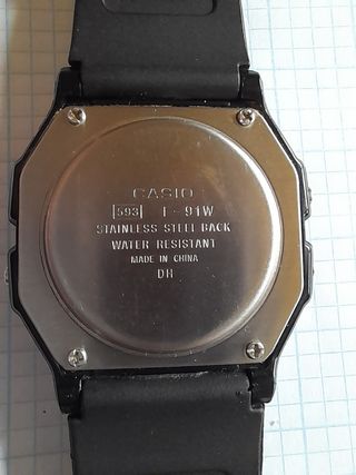 Casio F-91W módulo 593