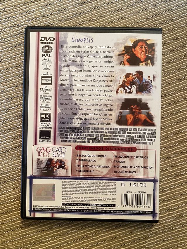 Gato negro gato blanco DVD