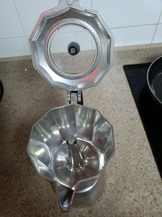 Cafetera de gas butano