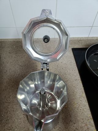 Cafetera de gas butano