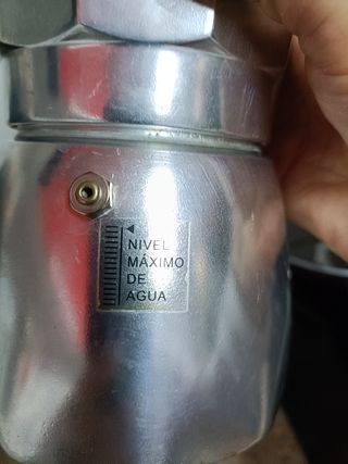 Cafetera de gas butano