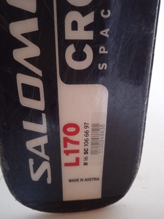 ESQUIS SALOMÓN CROSSMAX 170