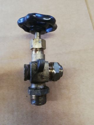 Kit livello acqua rubinetto porta asta ottone