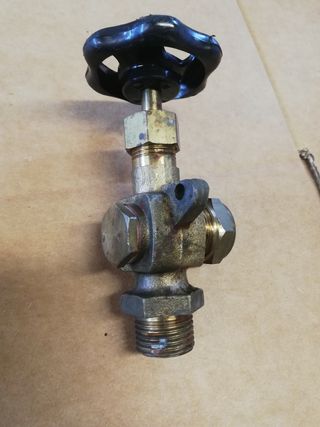 Kit livello acqua rubinetto porta asta ottone