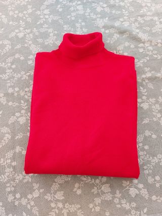 Jersey c vuelto unisex rojo