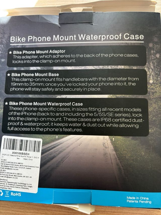 Soporte bici iphone 11